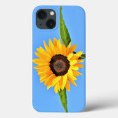 Yellow Sunflower iPhone Case (Achterkant)