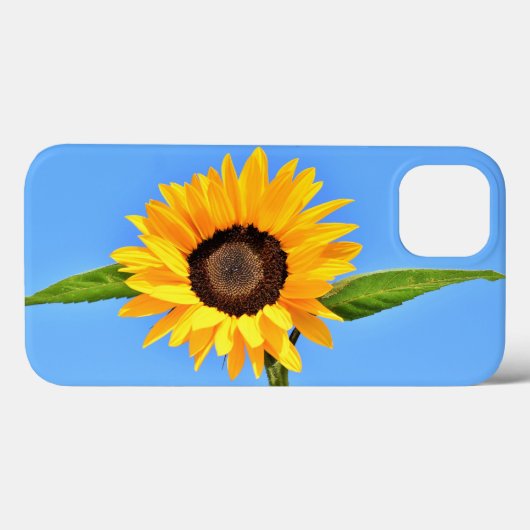 Yellow Sunflower iPhone Case (Achterkant (horizontaal))