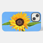 Yellow Sunflower iPhone Case Hoesje (Achterkant horizontaal)