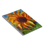 Yellow Sunflower notebook Notitieboek (Rechterzijde)
