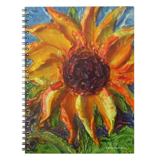 Yellow Sunflower notebook Notitieboek (Voorkant)