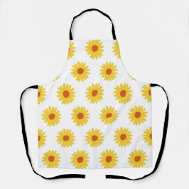 Yellow Sunflower  Retro Y2K-patroon Schort