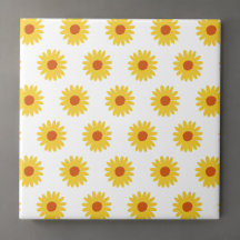 Yellow Sunflower  Retro Y2K-patroon