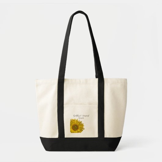 Yellow Sunflower Tote Bag (Voorkant)