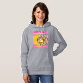 Yellow Sunflower trendy vibrant color paper art Hoodie (Voorkant volledig)