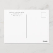 Yellow Sunflower White Daisies Change Address Briefkaart (Achterkant)