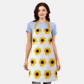 Yellow Sunflowers 4 Amie All-Over Print Schort (Gedragen)