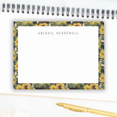 Yellow Sunflowers Floral Pattern Voeg Jouw naam to Post-it® Notes