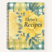 Yellow Sunny Blossoms Recept Boek (Voorkant)