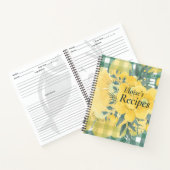 Yellow Sunny Blossoms Recept Boek (Binnen)