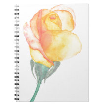 Yellow Sunset Roos notebook