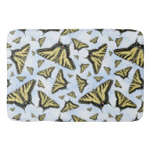 Yellow Swallowtail Butterflies Blue Sky Custom Badmat (Voorkant)