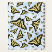 Yellow Swallowtail Butterflies Personalized Planner (Achterkant)