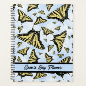 Yellow Swallowtail Butterflies Personalized Planner (Voorkant)