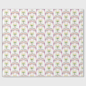 Yellow Tabby Cat Birthday Cadeaupapier (Vlak)