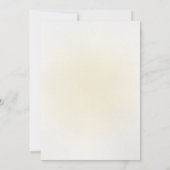 Yellow Tandem Bicycle Wedding Invitation Kaart (Achterkant)