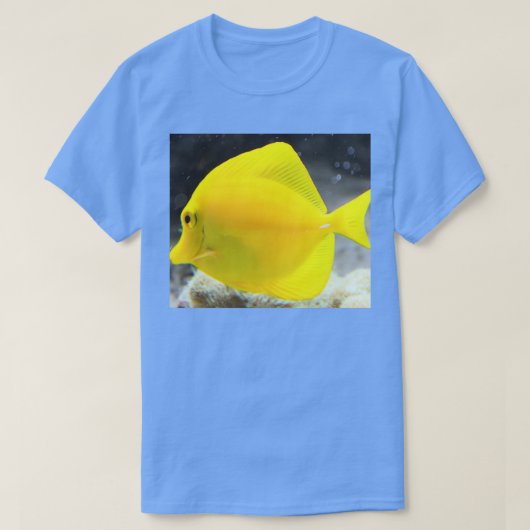 Yellow Tang Saltwater Fish T-shirt (Design voorkant)