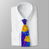 Yellow Tang Tropical fish Colorful Aquarium Stropdas (Gebonden)