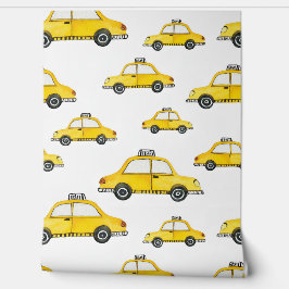 Yellow Taxi Behang