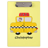 Yellow Taxi Klembord (Voorkant)