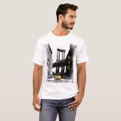Yellow Taxi New York City Nyc Modern Pop Art T-shirt (Voorkant volledig)