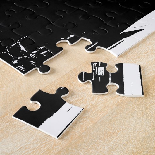 Yellow Taxi Nyc New York City Brooklyn Bridge Legpuzzel (Zijkant)