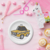 Yellow Taxi Papieren Bordje (Feest)