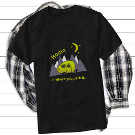 Yellow Teardrop Camper Trailer T-Shirt