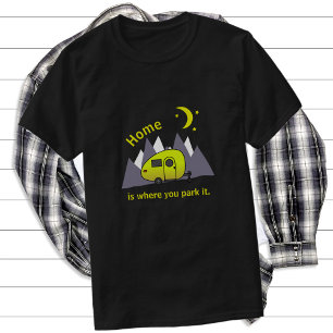 Yellow Teardrop Camper Trailer T-Shirt
