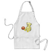 Yellow Teddy Bear Standaard Schort (Voorkant)