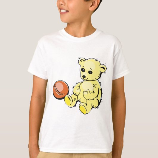 Yellow Teddy Bear T-shirt (Voorkant)