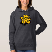 Yellow Teddy Trouble Hoodie (Voorkant)
