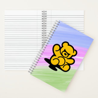 Yellow Teddy Trouble Notitieboek