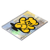 Yellow Teddy Trouble Notitieboek (Linkerzijde)