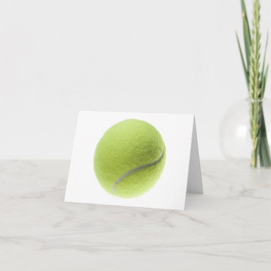 Yellow Tennis Ball Gepersonaliseerd Sjabloon (Voorkant)