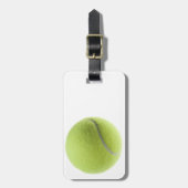 Yellow Tennis Ball Gepersonaliseerd Sjabloon Bagagelabel (Voorkant verticaal)