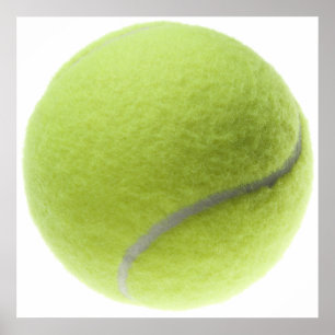 Yellow Tennis Ball Gepersonaliseerd Sjabloon Poster