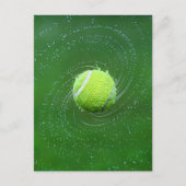 Yellow Tennis Ball Persoonlijk Briefkaart (Voorkant)