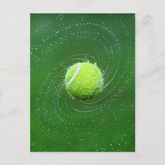 Yellow Tennis Ball Persoonlijk Briefkaart (Voorkant)