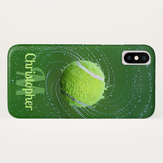 Yellow Tennis Ball Persoonlijk Case-Mate iPhone Case (Achterkant (horizontaal))