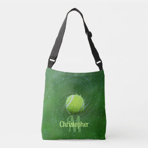 Yellow Tennis Ball Persoonlijk Crossbody Tas
