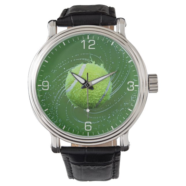 Yellow Tennis Ball Persoonlijk Horloge (Voorkant)