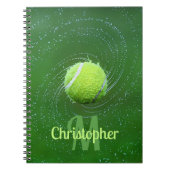 Yellow Tennis Ball Persoonlijk Notitieboek (Voorkant)