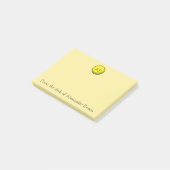 Yellow Tennis Ball Post-it® Notes (Schuin)