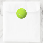 Yellow Tennis Ball Ronde Sticker (Tas)