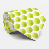 Yellow Tennis Ball Stropdas (Opgerold)