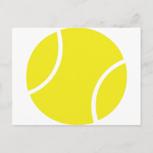 Yellow Tennis Ball-symbool Briefkaart