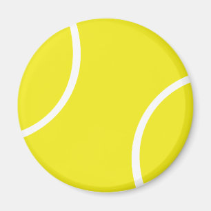 Yellow Tennis Ball-symbool Magneet