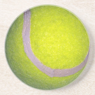 Yellow Tennis Ball, Zandsteen Onderzetter