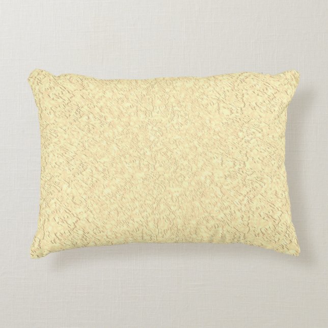 Yellow Texture Design Accent Kussen (Voorkant)